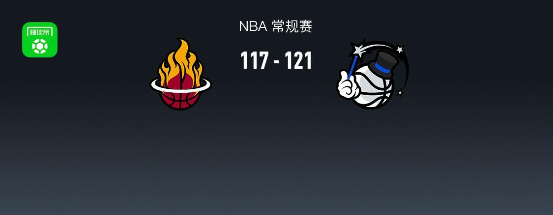 FB体育官方入口-魔术121-117终结热火7连胜，班凯罗27+8+7，阿德巴约20+7，希罗14中4